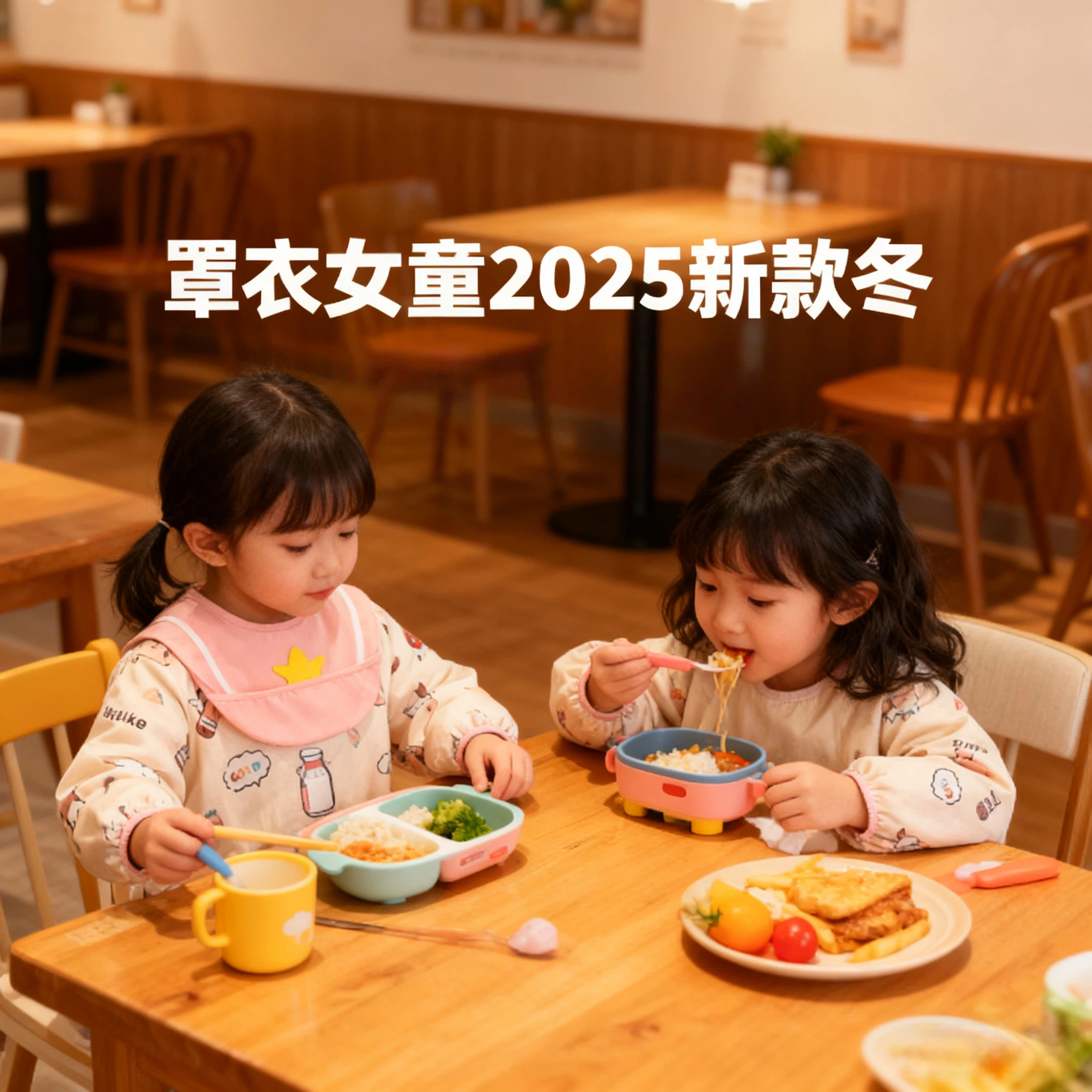 Smock girls 2025 new winter baby eating bib pure cotton waterproof and anti-dirty baby eating bib male children's apron