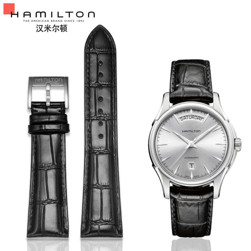 Hamilton Watch with original leather needle button Sir Hamilton Carchet Eternal 20mm22 chain