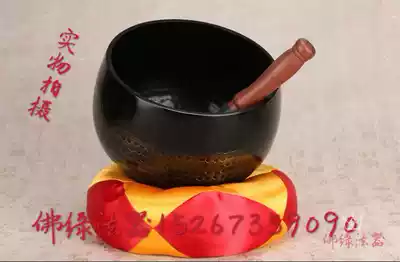 Taiwan copper chime 3 inch to 15 5 inch pure copper chime bowl Buddha sound bowl introduction practice bowl Dharma instrument Copper Qing decoration