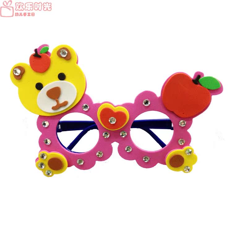 Lễ Tạ ơn mẫu giáo handmade tự làm nghệ thuật sáng tạo trẻ em handmade DIY handmade vật liệu gói kính đồ chơi cho bé