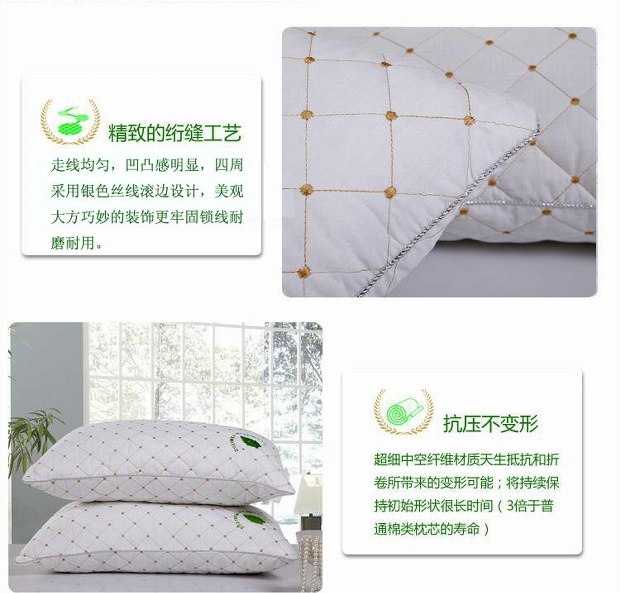 Gối cotton chính hãng dành cho người lớn lông nhung chăm sóc sức khỏe gối cổ tử cung gối sinh viên hài lòng gối kê cổ