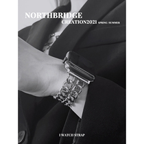 North original application Apple iwatchS6 double chain strap 5 4 3 2 1se generation 40mm 38 metal