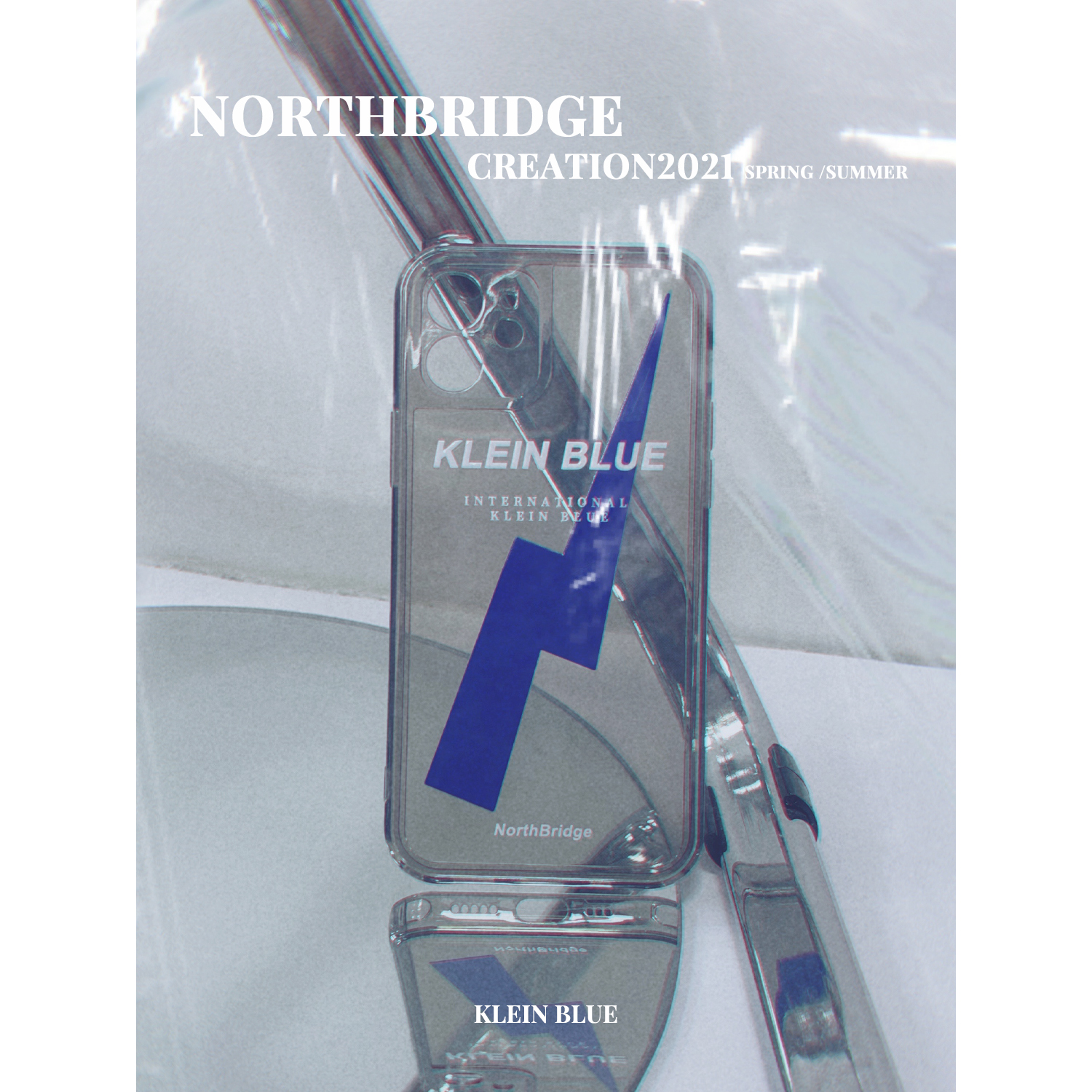 NBC original Klein blue is suitable for iPhone12promax mobile phone protective case xs simple xr Apple 11 European and American ins