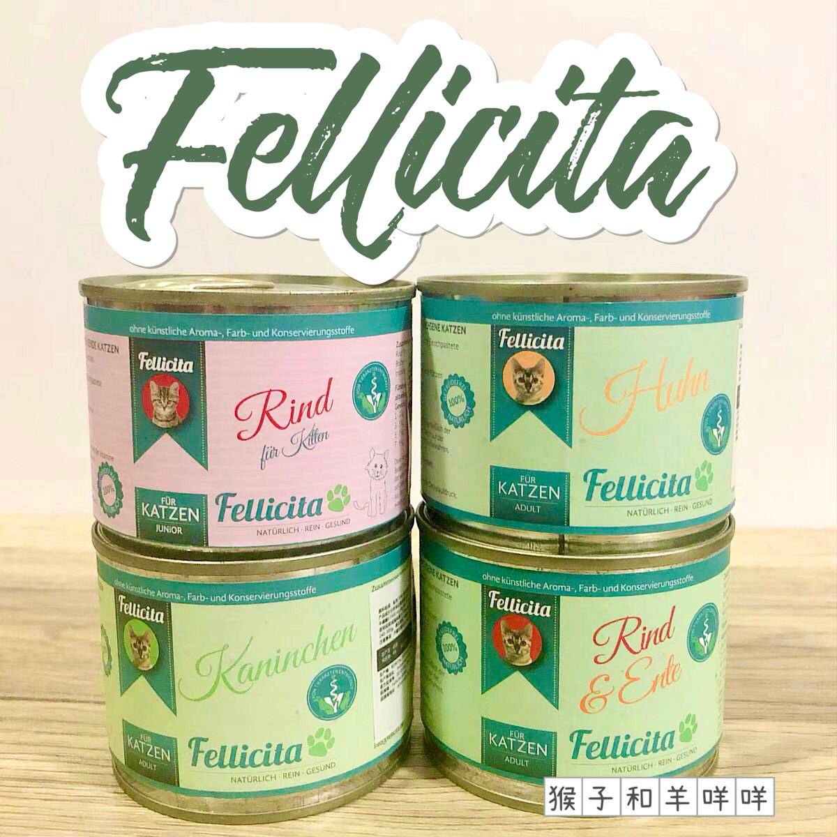 German Fellicita is full of the Valley-free staple food young cat into cat canned wet food Nutrient High Protein Low