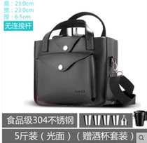 Germany imported 304 stainless steel wine jug thickened large wine jug 1 kg 3 kg 5 kg 10 kg outdoor portable wine jug kettle