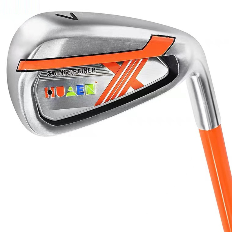 Golf Swing Practice Device Soft Shaft Seven-Iron Golf Beginner's Auxiliary Equipment Men's and Women's Golf Clubs