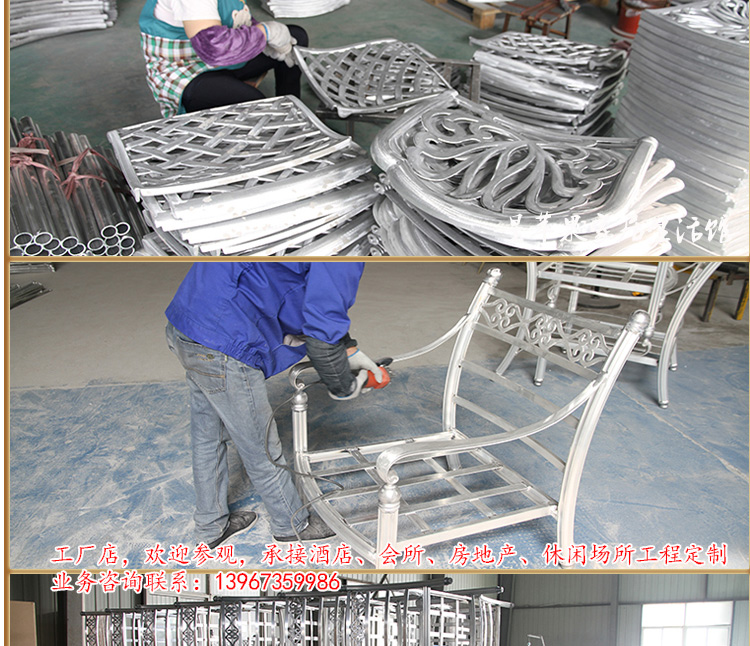 Bàn ghế BBQ ngoài trời Kết hợp Bàn ghế ngoài trời Bàn ghế ngoài trời Iron Garden Garden Bàn BBQ điện Ban công năm mảnh ghế sân thượng
