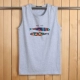 Mùa hè cotton vest nam không tay áo thun thể dục đáy quần tay áo rộng vai mùa hè thanh niên lỏng lẻo kích thước lớn vest - Áo vest cotton áo khoác giả vest nam hàn quốc