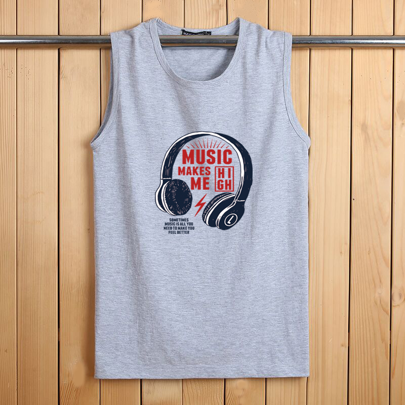 Áo vest nam đặc biệt hàng ngày XL áo cotton mới cho nam áo thun không tay áo khoác không tay