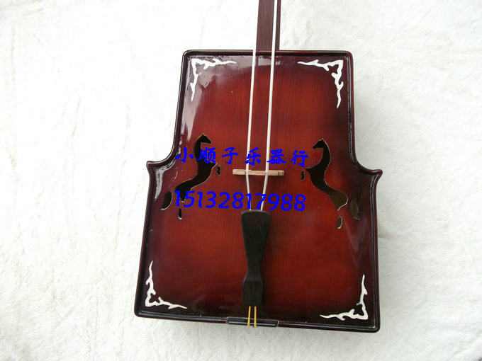Factory direct national musical instrument mahogany double-headed ebony fingerboard axis phase White Pine panel violin box bow code