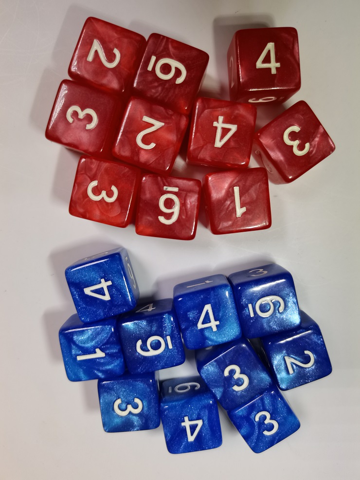 Magic Storm Will Lotus Dice PTCG Set Ten 6-sided crystal onyx textured dice