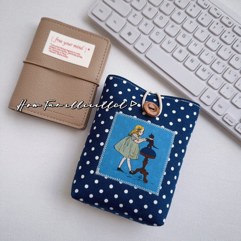 Howfun Cangqiao Lingyi Illustration Genuine Japanese Thickeneded Double-Layer Ledger Storage Bag Polka Dot Protective Cover M5A7 Howfun Cangqiao Lingyi Illustration Genuine Japanese Thickeneded Double-Layer Ledger Storage Bag Polka Dot Protective Cover M5A7