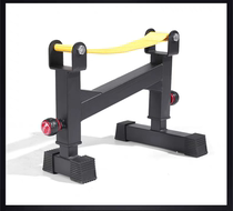 Adjustable barbell deadlift buffer table bracket placement rack weightlifting deadlift pad barbell rack home fitness male squat