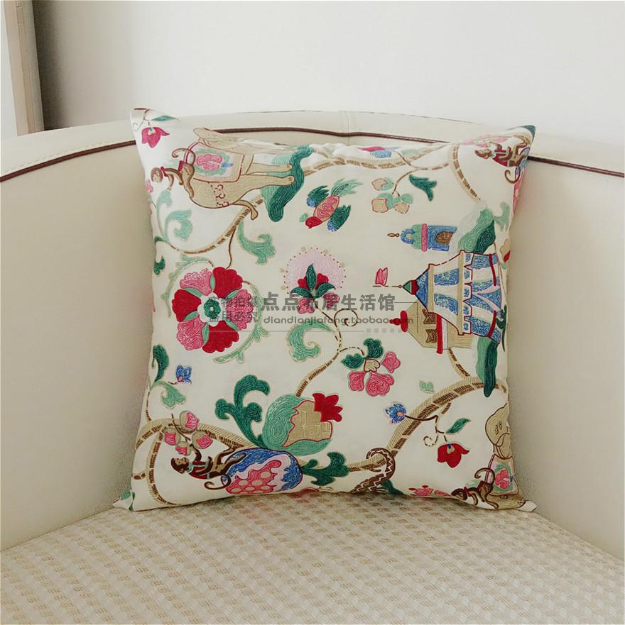 Bông gối bìa mà không có sự cạnh giường ngủ giường gối lõi bông vải ghế sofa bằng xe hơi đệm tựa lưng thắt lưng gối - Trở lại đệm / Bolsters gối tựa ghế