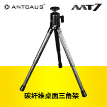 Carbon fiber mini desktop portable tripod SLR micro single mobile phone holder ANTCAUS MT7