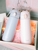 Dream bear thermos cup cute student creative trend ins portable fairy drink cup custom holiday gift