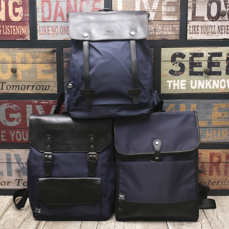 New Korean version of the men's and women's backpack waterproof Japanese casual large-capacity backpack street trend retro Japanese backpack