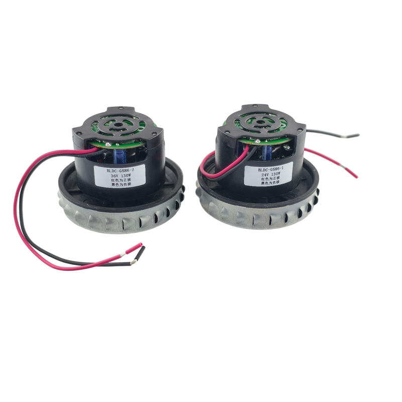 Household Floor Scrubber Water Suction Motor, Hand-Push Dual Brush Mini Floor Scrubber Dedicated Water Suction Motor 24V36V120W