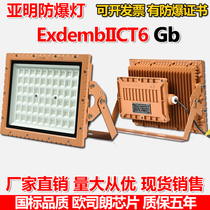 led explosion-proof lamp floodlight 50W100W200 warehouse gas station plant mine wine cellar coal mine cave tunnel