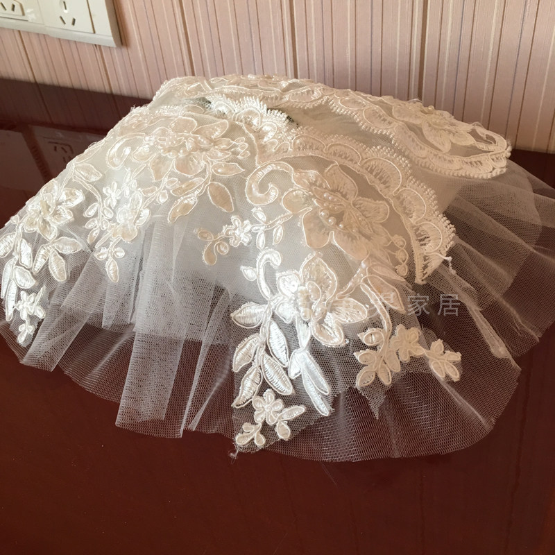 (New net)Custom high-quality high-grade embroidery mesh lace Bedroom living room car household removable toilet paper bag