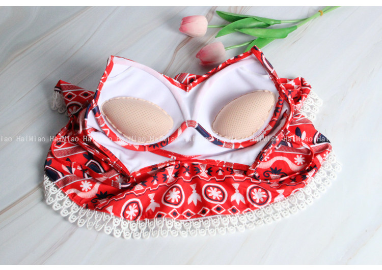 Купальный лиф Толстые волшебные надувные бикини купальник воздух-пусковой площадки вставки ларчик собрать белье бюстгальтер водонепроницаемый колодки