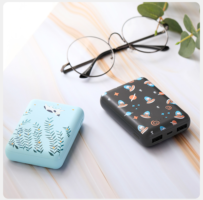 điện thoại Mini của Apple sạc kho báu dung lượng lớn siêu mỏng xách tay hoạt hình dễ thương sáng tạo nhỏ nữ 10.000 mA kê OPPO Huawei vivo 7 đặc biệt chính hãng nhanh đèn flash sạc sạc điện thoại di động - Ngân hàng điện thoại di động sạc dự phòng 30000mah