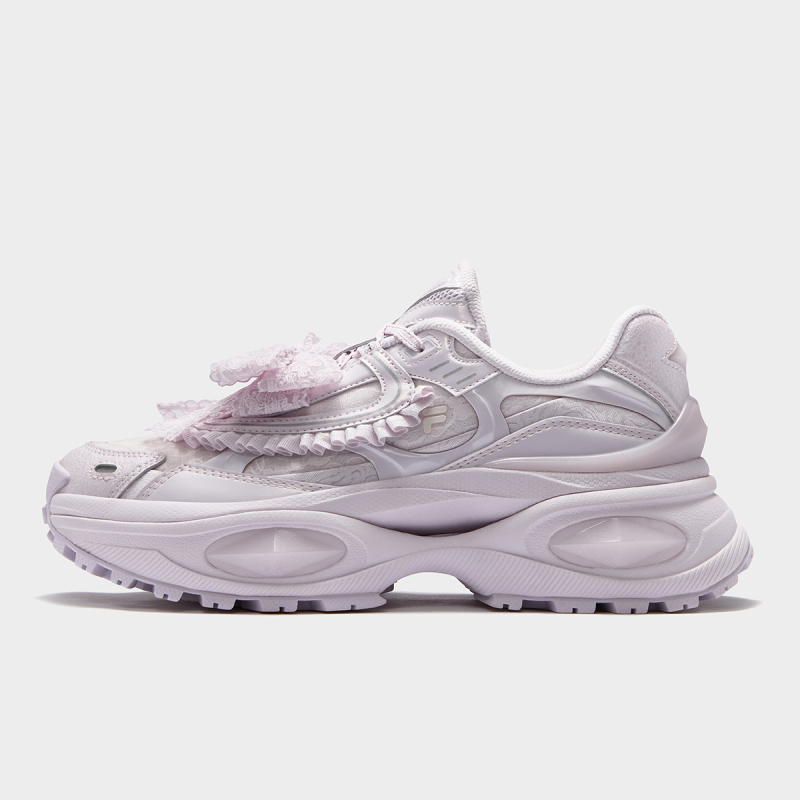 Fila Hard Candy Shoe Store Lace Theme Women's Outdoor Trendy Sports Thick-Soled Trendy Shoes T12W521007A
