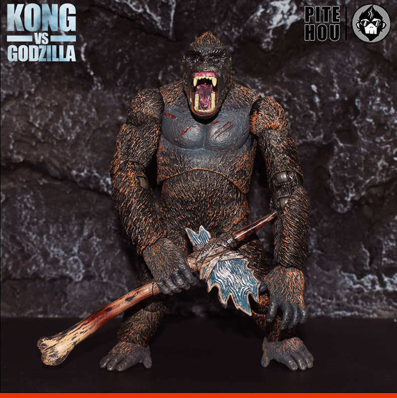 Куклы/ украшения/детали 哥斯拉大战金刚手办怪兽之王可动玩偶电影版红莲核能喷射模型摆件