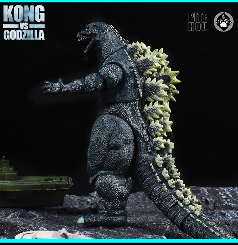 Куклы/ украшения/детали 哥斯拉大战金刚手办怪兽之王可动玩偶电影版红莲核能喷射模型摆件