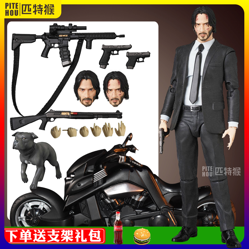 John Wick 4 Merchandise, John Wick 3 Super Articulated Movable Suit Action Figure Model Keanu Reeves