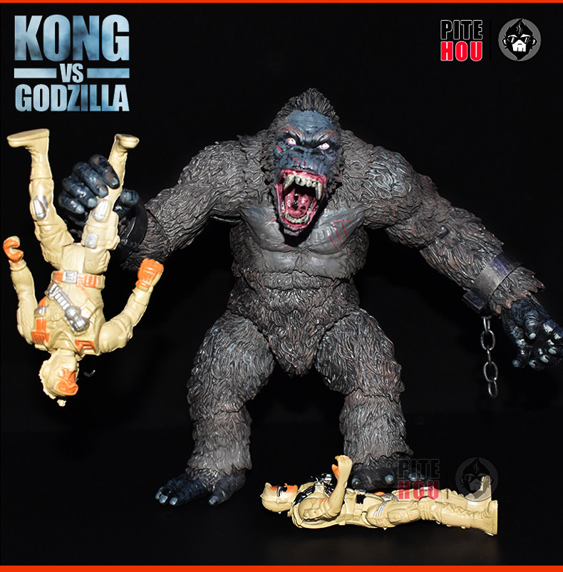 Куклы/ украшения/детали 哥斯拉大战金刚手办怪兽之王可动玩偶电影版红莲核能喷射模型摆件