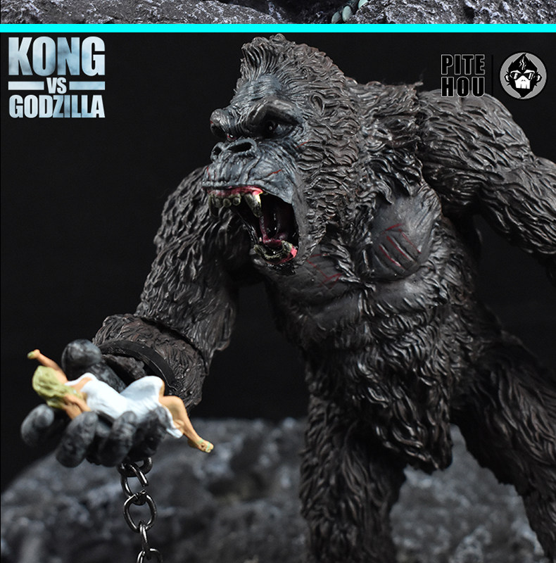 Куклы/ украшения/детали 哥斯拉大战金刚手办怪兽之王可动玩偶电影版红莲核能喷射模型摆件