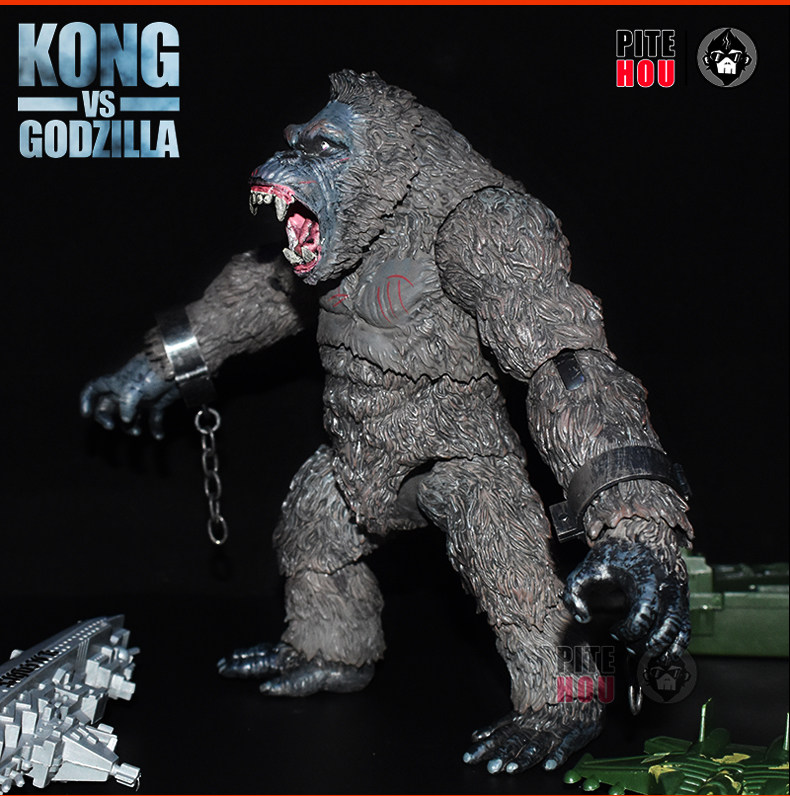 Куклы/ украшения/детали 哥斯拉大战金刚手办怪兽之王可动玩偶电影版红莲核能喷射模型摆件