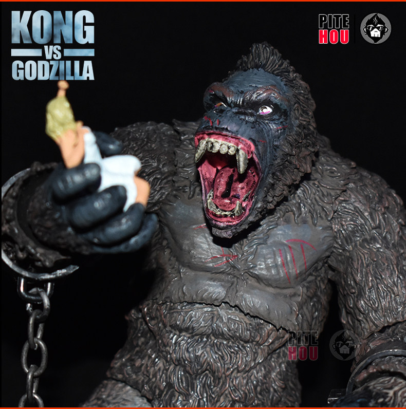 Куклы/ украшения/детали 哥斯拉大战金刚手办怪兽之王可动玩偶电影版红莲核能喷射模型摆件