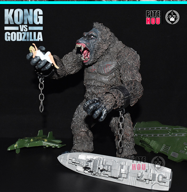 Куклы/ украшения/детали 哥斯拉大战金刚手办怪兽之王可动玩偶电影版红莲核能喷射模型摆件