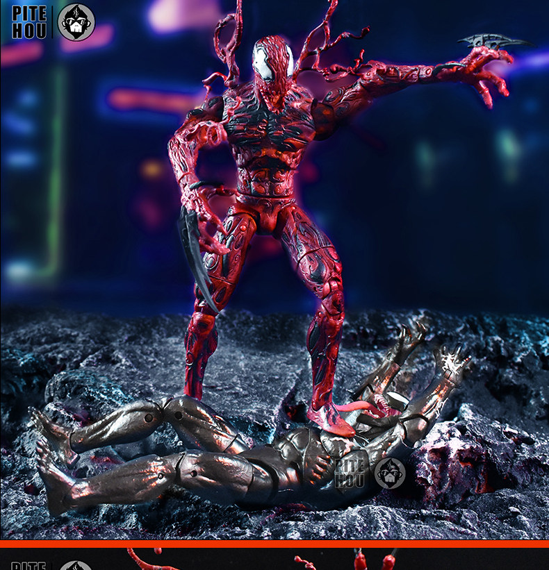 Куклы/ украшения/детали 复仇者联盟山口式shf红色屠杀蜘蛛侠漫威6寸可动毒液手办模型玩具 29534