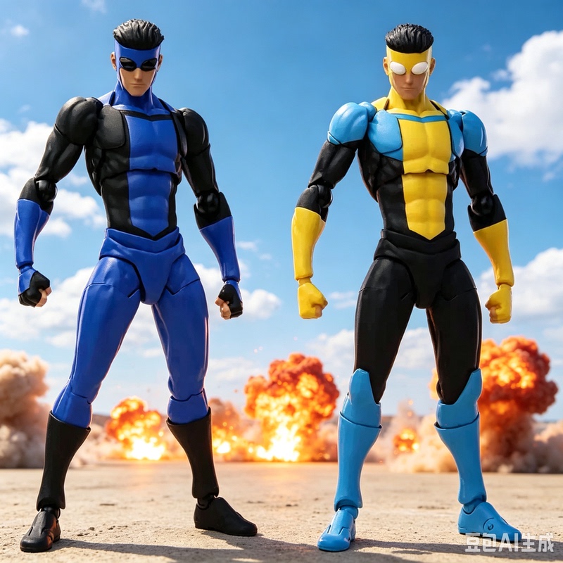 Mess Toys Invincible Hero Invincible Mark Neighbor's Best Friend Articulated Action Figure Model