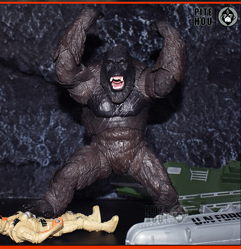 Куклы/ украшения/детали 哥斯拉大战金刚手办怪兽之王可动玩偶电影版红莲核能喷射模型摆件