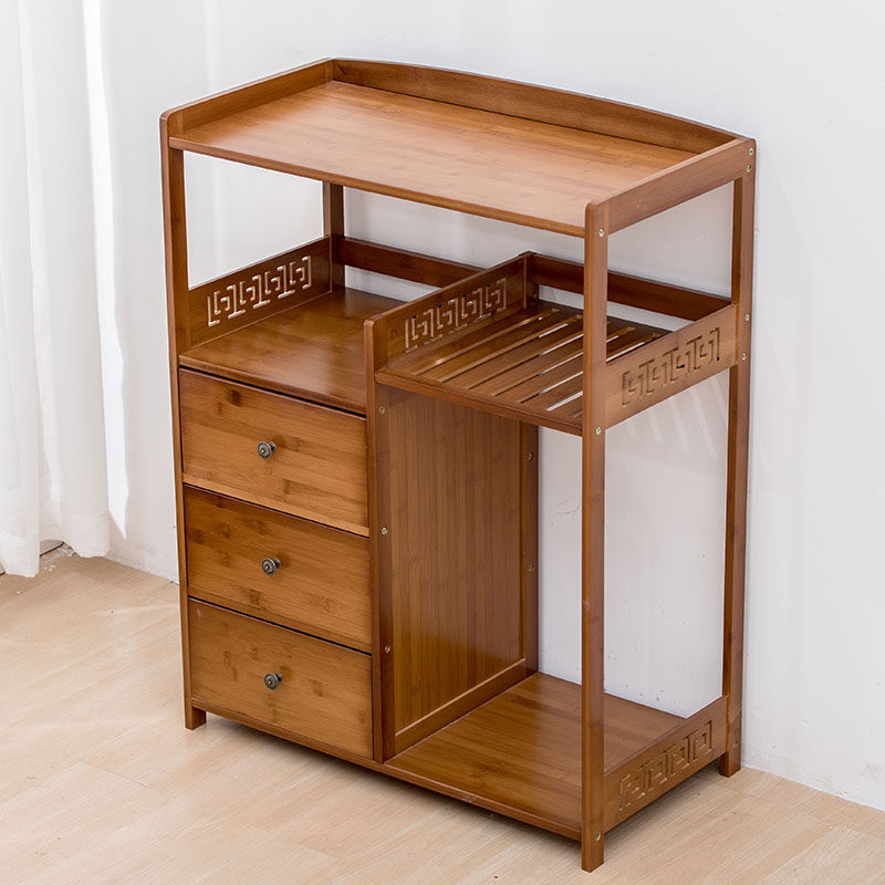 Nanzhu Tea Water Cabinet Tea Rack Tea Table Edge A Few Burnt Kettle Racks Large Bucket Shelf Modern Shelving Cabinet Storage Cabinet