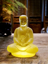 Inner item - ancient colored glaze Ksitigarbha Ksitigarbha