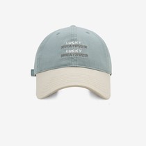 DILARA ROUJE designers co-branded patchwork contrasting soft-top baseball cap for men and women in autumn and winter trendy peaked cap