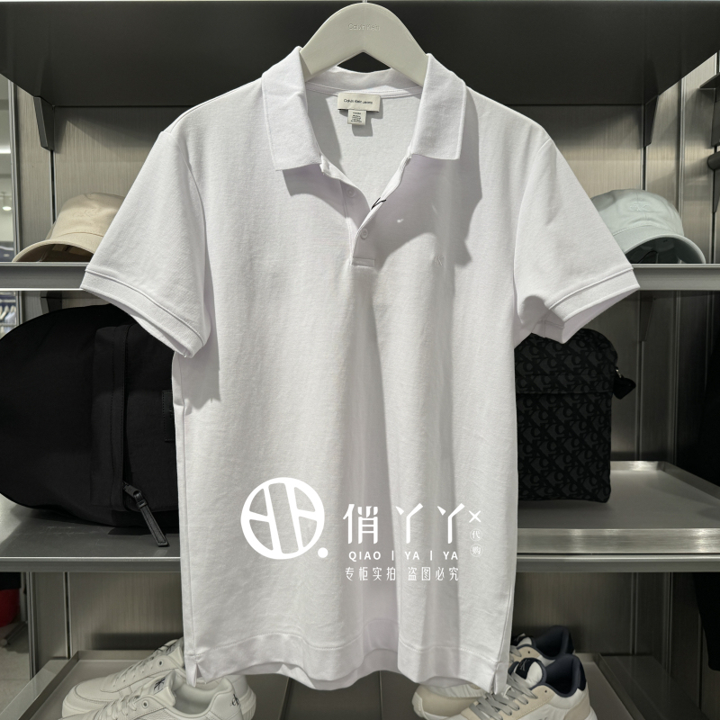 Ck Jeans25 Spring and Summer New Men's Business Casual Embroidered Pure Color Slim Short-Sleeved Polo Shirt 4Rab216 Ck Jeans25 Spring and Summer New Men's Business Casual Embroidered Pure Color Slim Short-Sleeved Polo Shirt 4Rab216