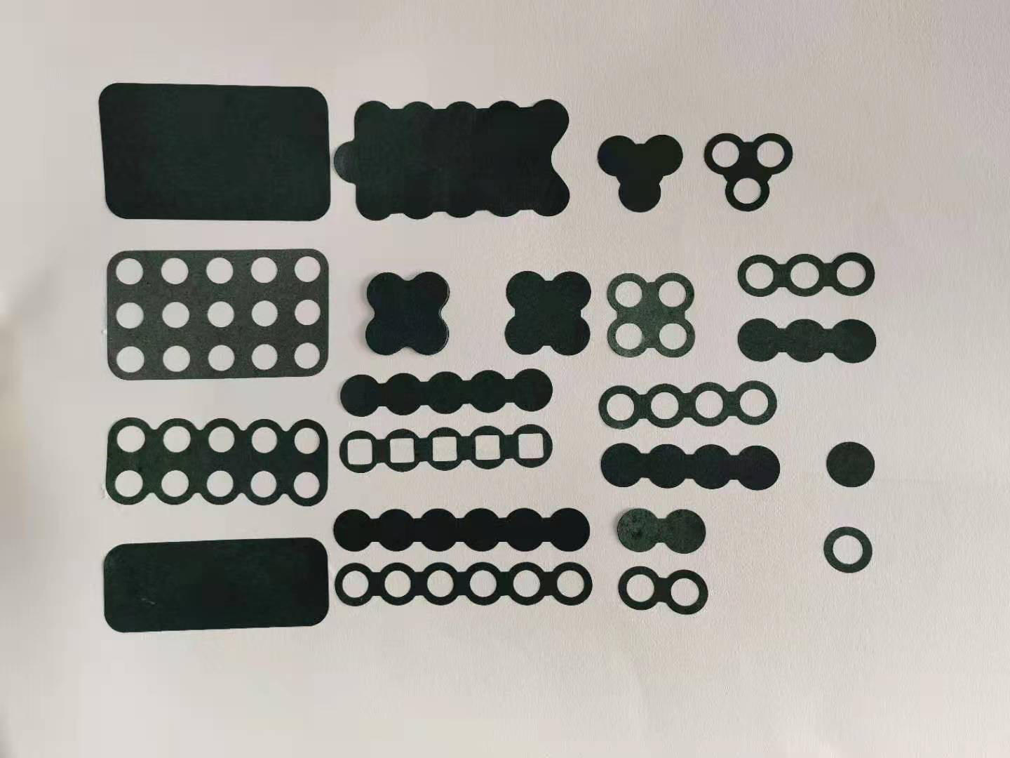 Class A 0 2mm thick barley paper 18650 lithium battery insulation gasket Battery hollow solid gasket with 1 section