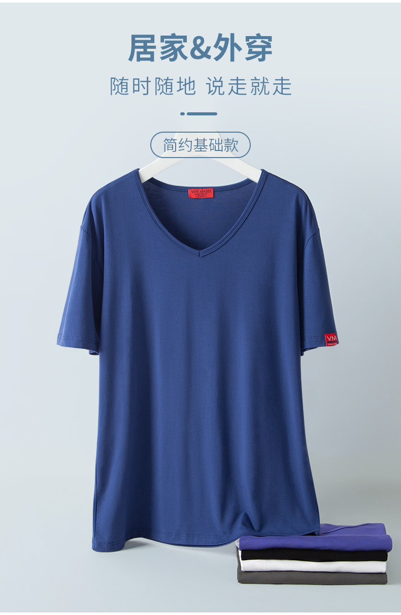 2 пижамы мужчины 2021 Новые ледяные шелковые короткие рукава (5) .jpg