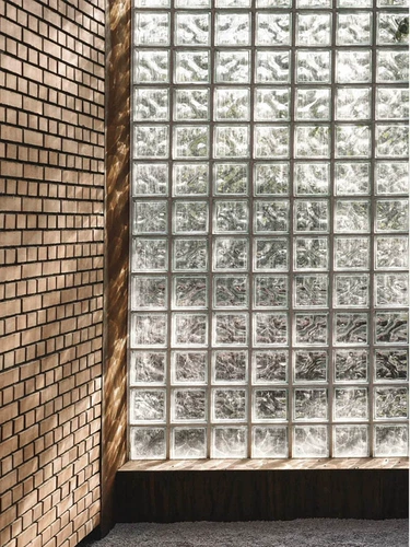 Облако -фог Полый стеклянный кирпичный кирпичный кирпичный квадратный ультра -белый