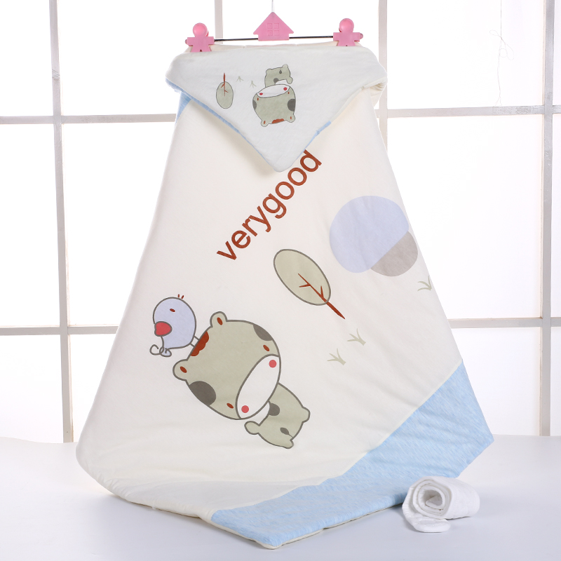 Newborn spring, autumn and winter pure cotton super soft quilt newborn baby hug quilt blanket summer thin quilt baby supplies