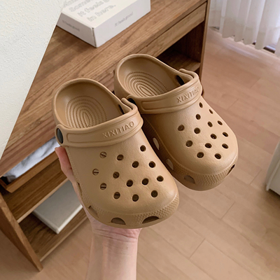 Thin Strap Children's Clogs Japanese Style Simple Boys' and Girls' Outdoor Beach Sandals Summer Parent-Child Closed-Toe Slippers — 6