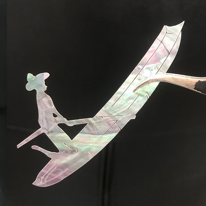 Jinbei Natural Shell Sheet Furniture Furniture Painter Engraved Model Material Pattern