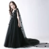 Cô gái mới 2018 diện váy mùa thu nữ mẫu trình diễn váy đầm catwalk nhỏ chủ nhà hoa công chúa váy đầm bộ đồ vest bé trai lịch lãm Váy trẻ em