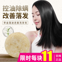 Germany DILI SIBERIA dry gold lotus Rosemary shampoo soap rosemary anti-hair loss in addition to mites control oil regeneration